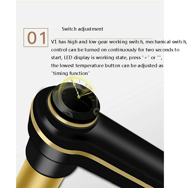 Adjustable Temperature LED Display DongGuang Factory  Sundi Hair Curler