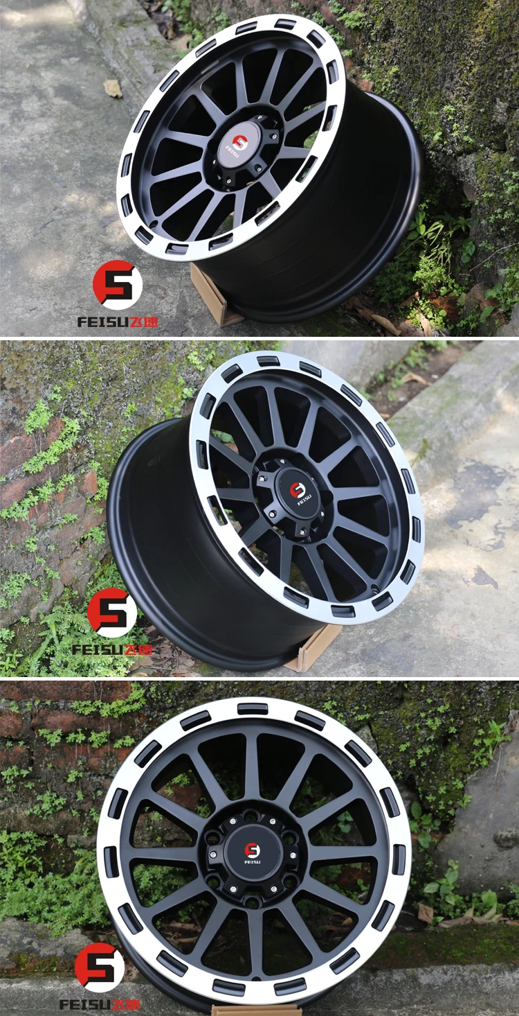 Off road 4*4 pick up alloy wheels hot design mag rims aftermarket wholesale with high quality and stable style made in china