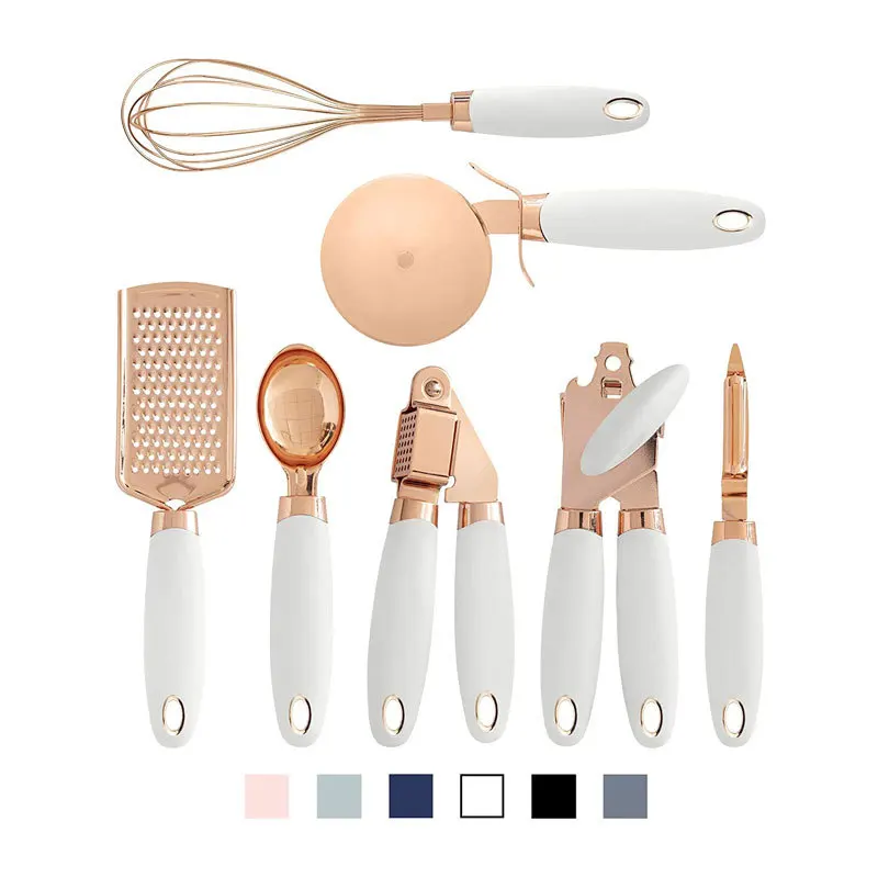New Household Kitchen Gadgets Accessories Utensils Set With Soft Touch Handles 7-piece kitchen tools
