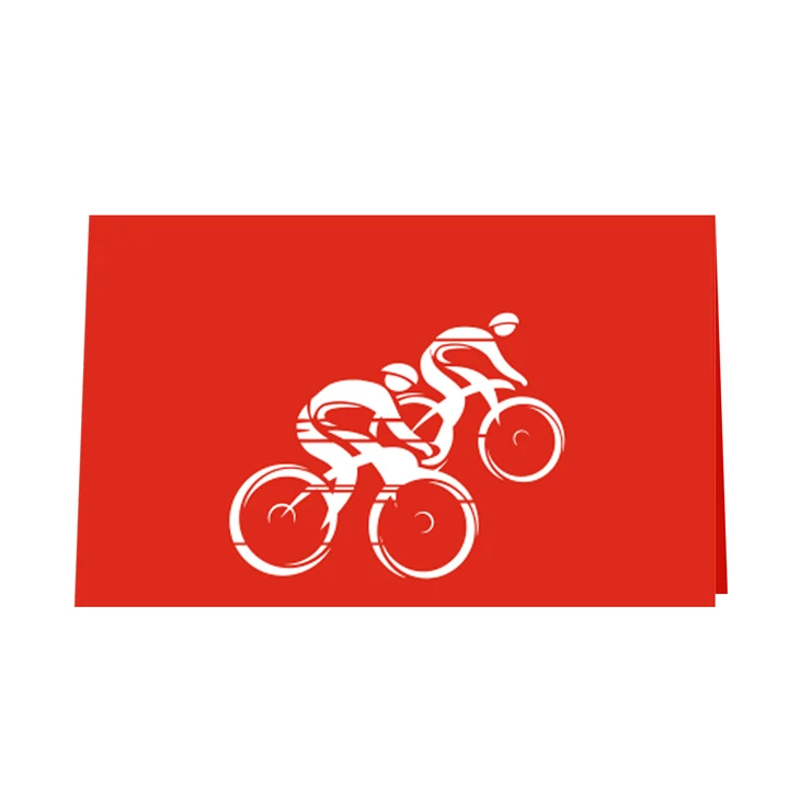 Tour de France 3D Sport Greeting Pop up card Kirigami Wholesale Vietnam Handmade Craft Gift Cheap Price
