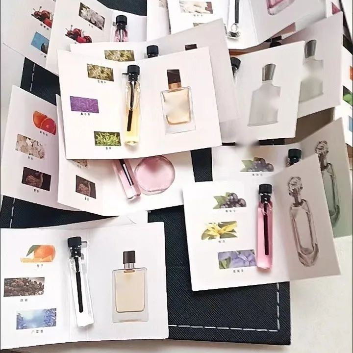Custom Card Perfume Sample 2ml/3ml/5ml Test Tube Mini Perfume Brand Mni Sample Perfume Spray