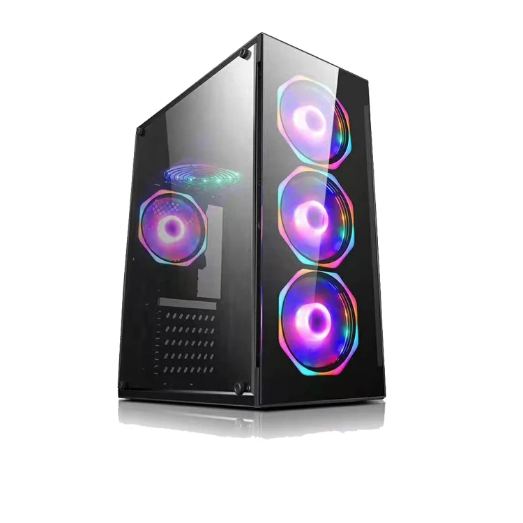 Simple and generous Computer Case Transparent Led Fan Computer Case