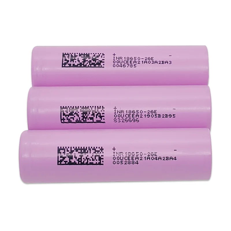 Hot Selling Battery Powered Portable Original DMEGC INR18650 26E 2600mAh 5C Long Cycle Life 3.6V 18650 Li-Ion Battery