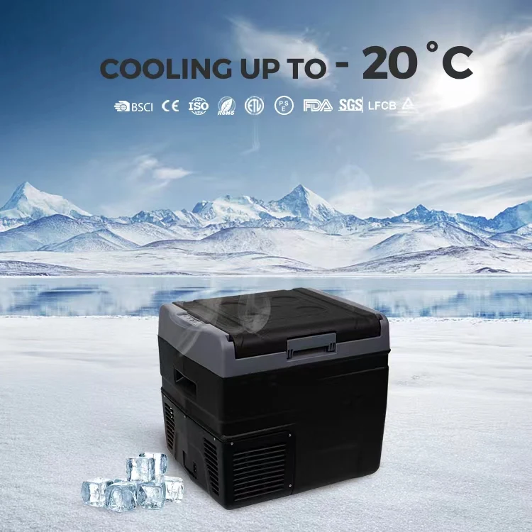 Customized 30L small portable freezer 12v compressor refrigerator
