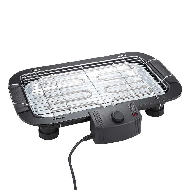 Бездымный Электрический гриль для барбекю антипригарная поверхность приготовления пищи