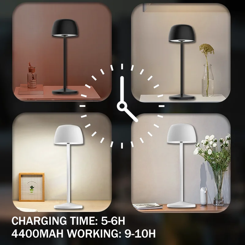 Best Selling Touch Dimming Multi-function Led Designer Simple Design Rechargeable Led Table Lamp