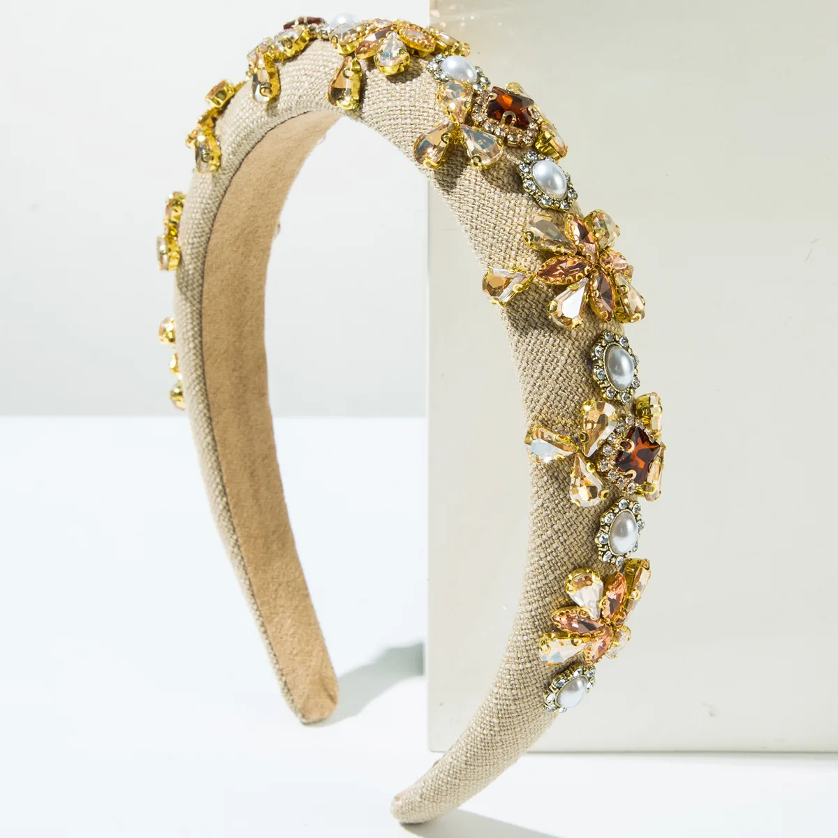 Made In China Fancy Hair Accessories Designer Headband Baroque Pearl Jewelry