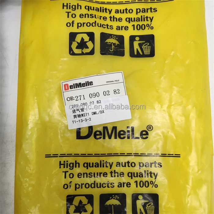 High quality auto parts 2710900282 engine air intake hose for MERCEDES M-CLASS W271 W203 W204