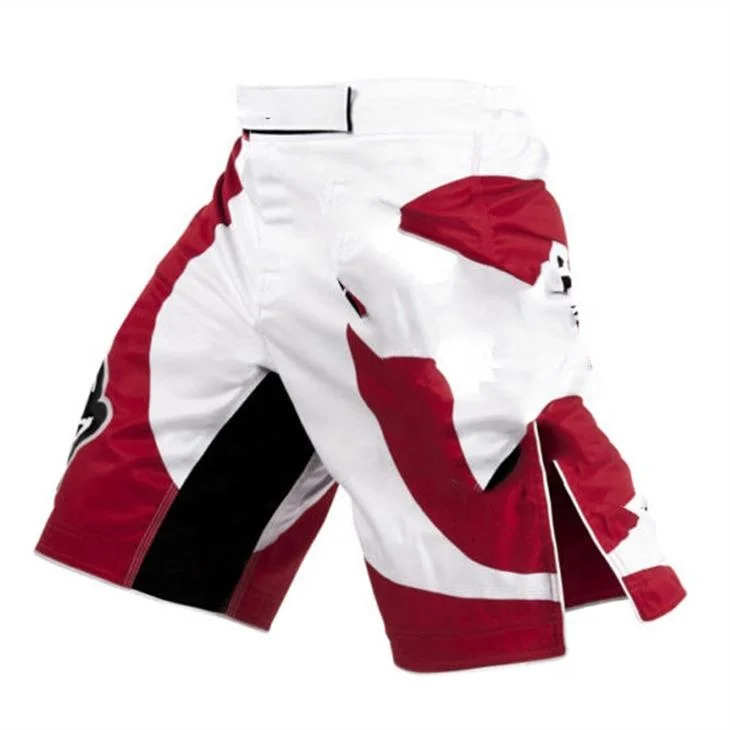 Full sublimation 100% polyester pattern compression fight sprawl custom mma shorts