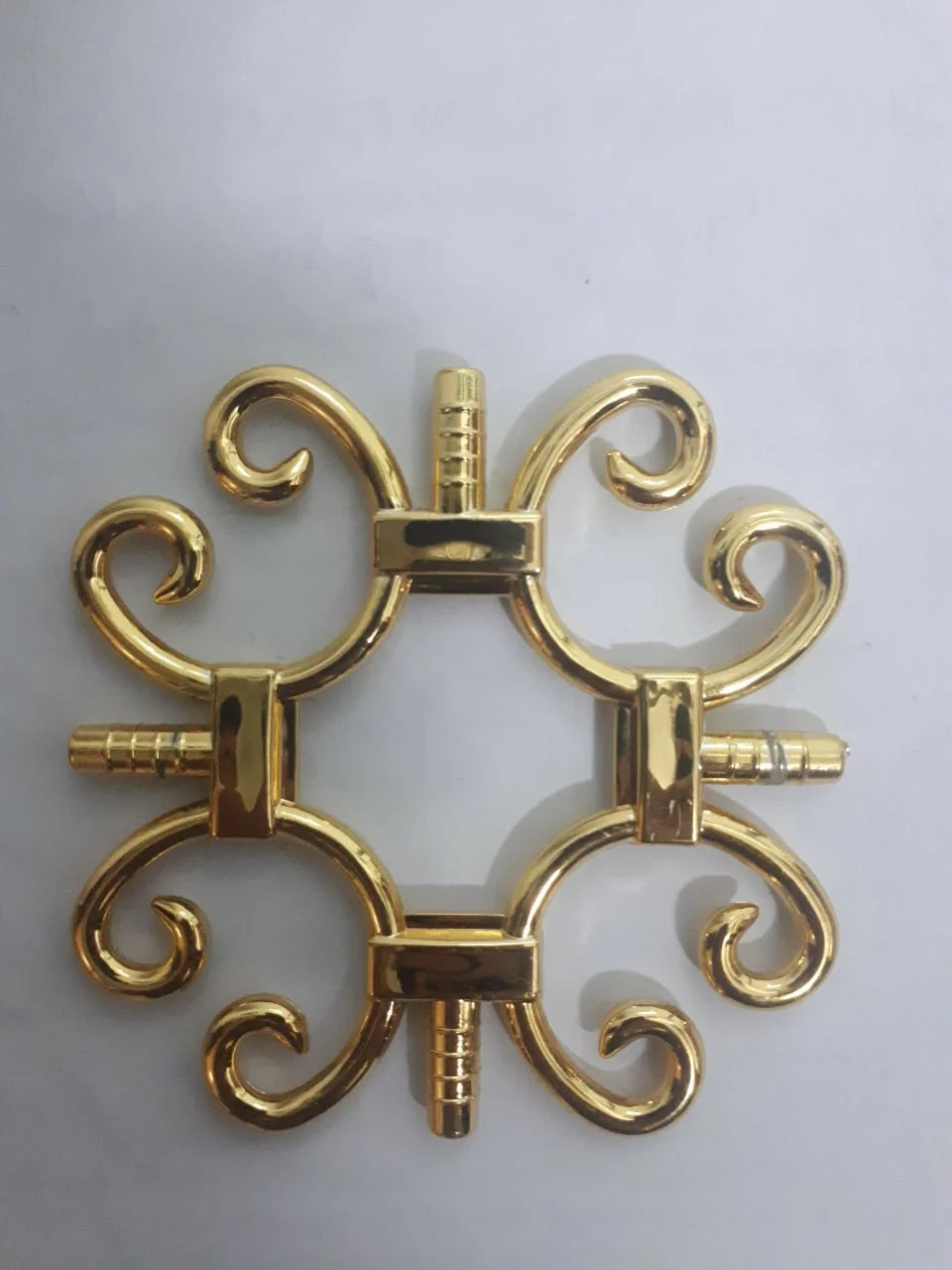 Alger Window And Door Gold Georgian Bar Flowers