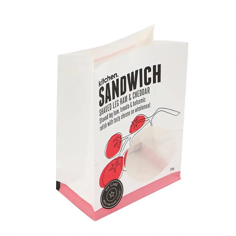 Selling well all over the world new design Brown Kraft Paper Bag,popular design kraft paper food bag