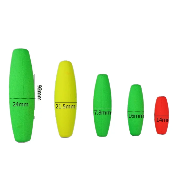 Oval Floating Accessories Long Casting Fishing Tube Float Catfish Bobbers Floating Fish Net Feed Machine Terminal Tackle