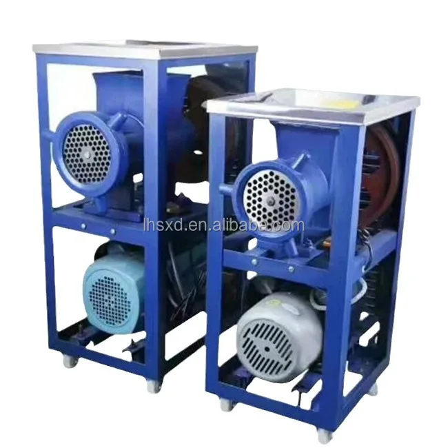 Chicken duck and fish meat grinder for breeding plants commercial meat cutting machine chicken bones masher