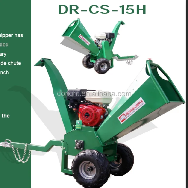 Zero complain 15hp engine wood chipper