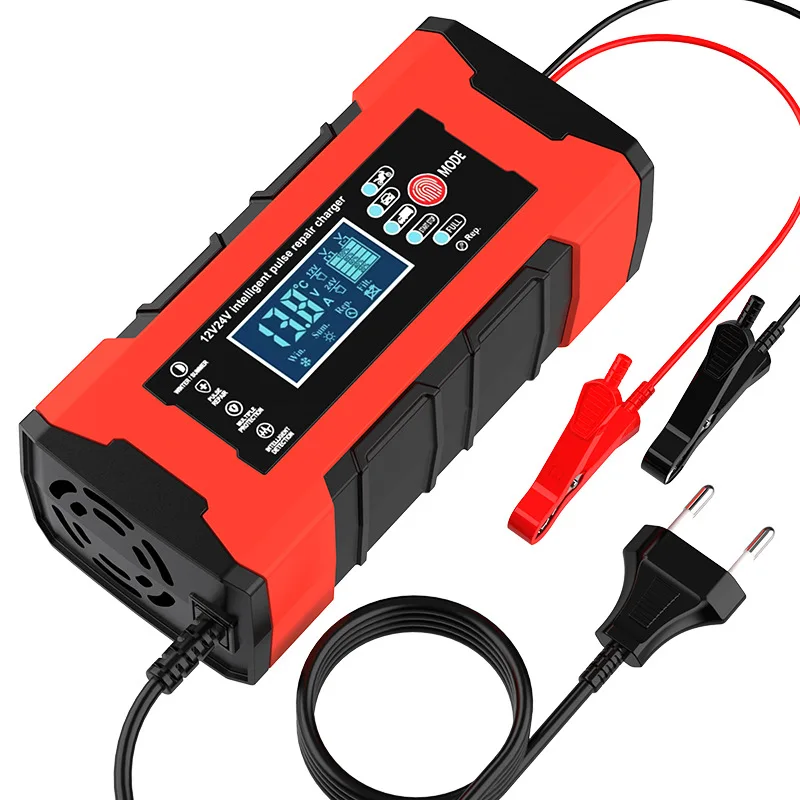 12V10A 24V5A Rectifier  Intelligent Pulse Repair Charger Lead Acid Battery Charger Intelligent Digital Display Charger
