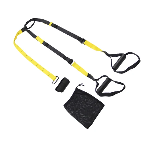 Hot Selling Black Polyester Head Hook Functional suspension straps Sling Trainer suspension trainer