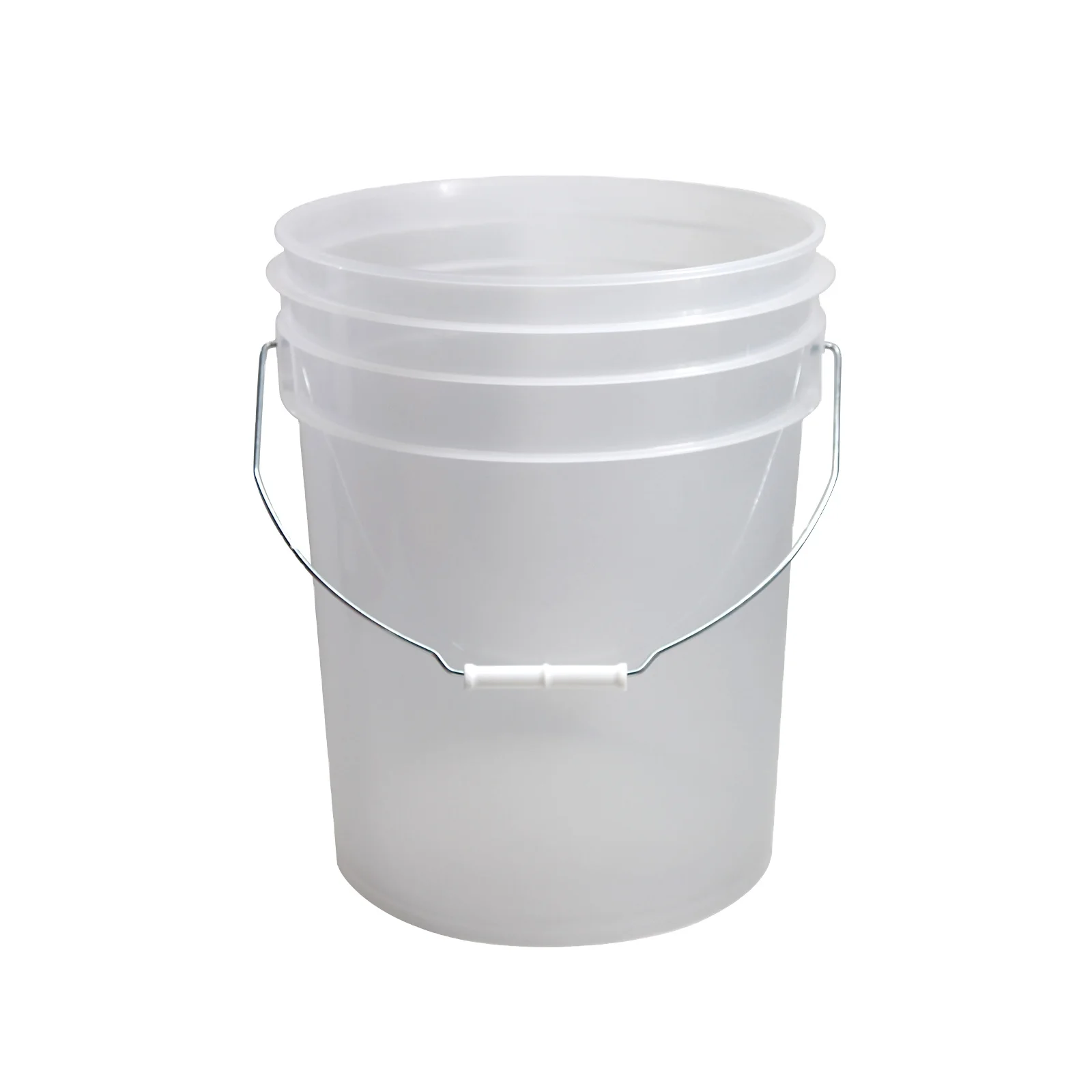 leak proof 5 Gallon transparent bucket food grade 20L clear plastic bucket with good sealing lid