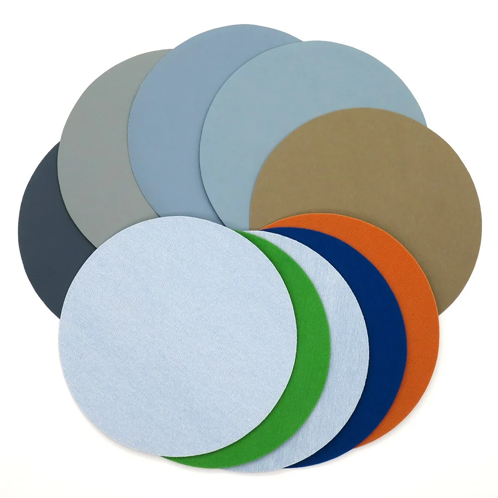 9Inch 225MM 60 to 10000Grit 996A Hook and Loop Silicon Carbide Abrasive Disc Sandpaper Sanding Disc for Polishing Grinding