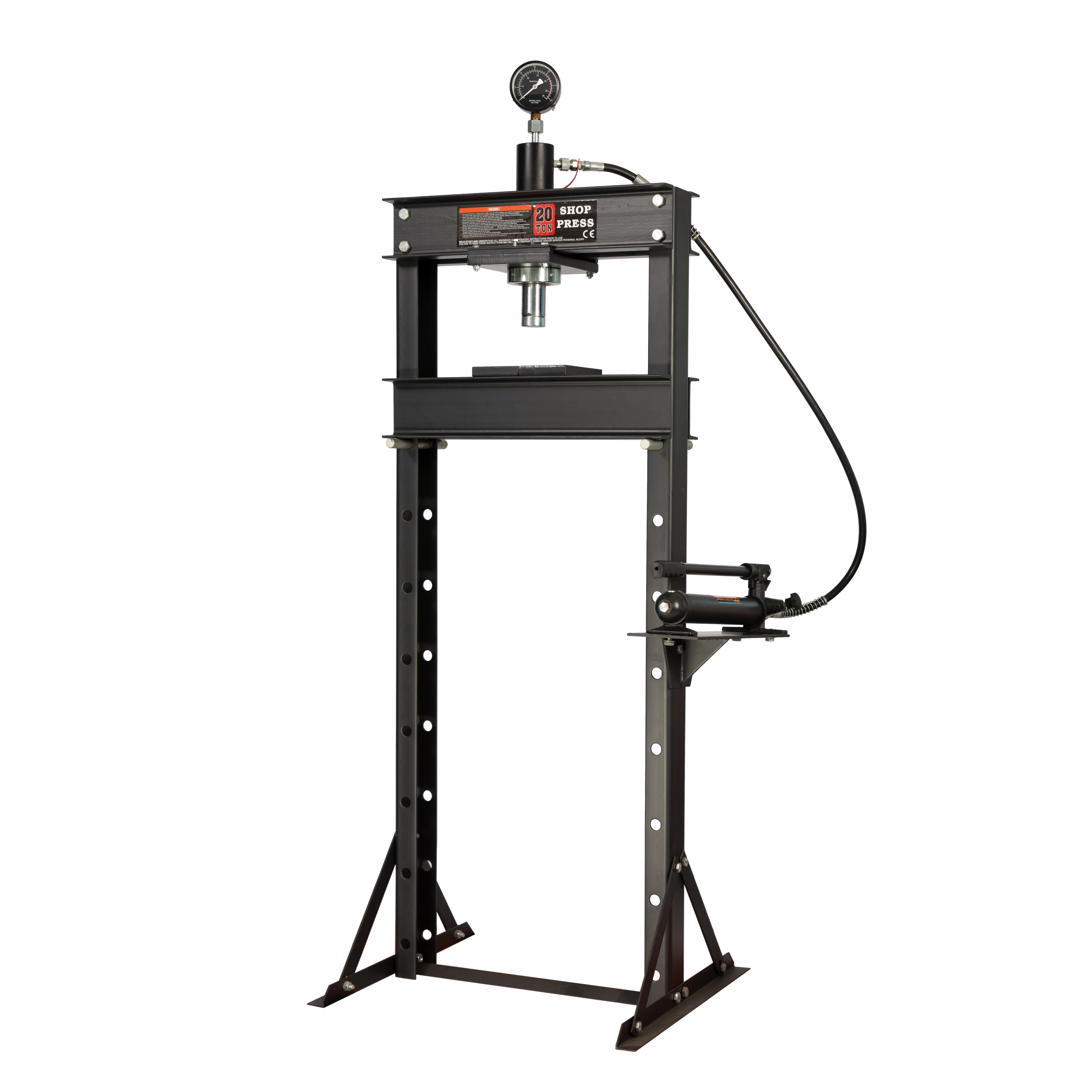 2023 High Quality Shop Press 20t Factory Price Auto Hydraulic Shop Press 6 ton 10 ton 20 Ton 30 Ton Hydraulic Work Shop Press