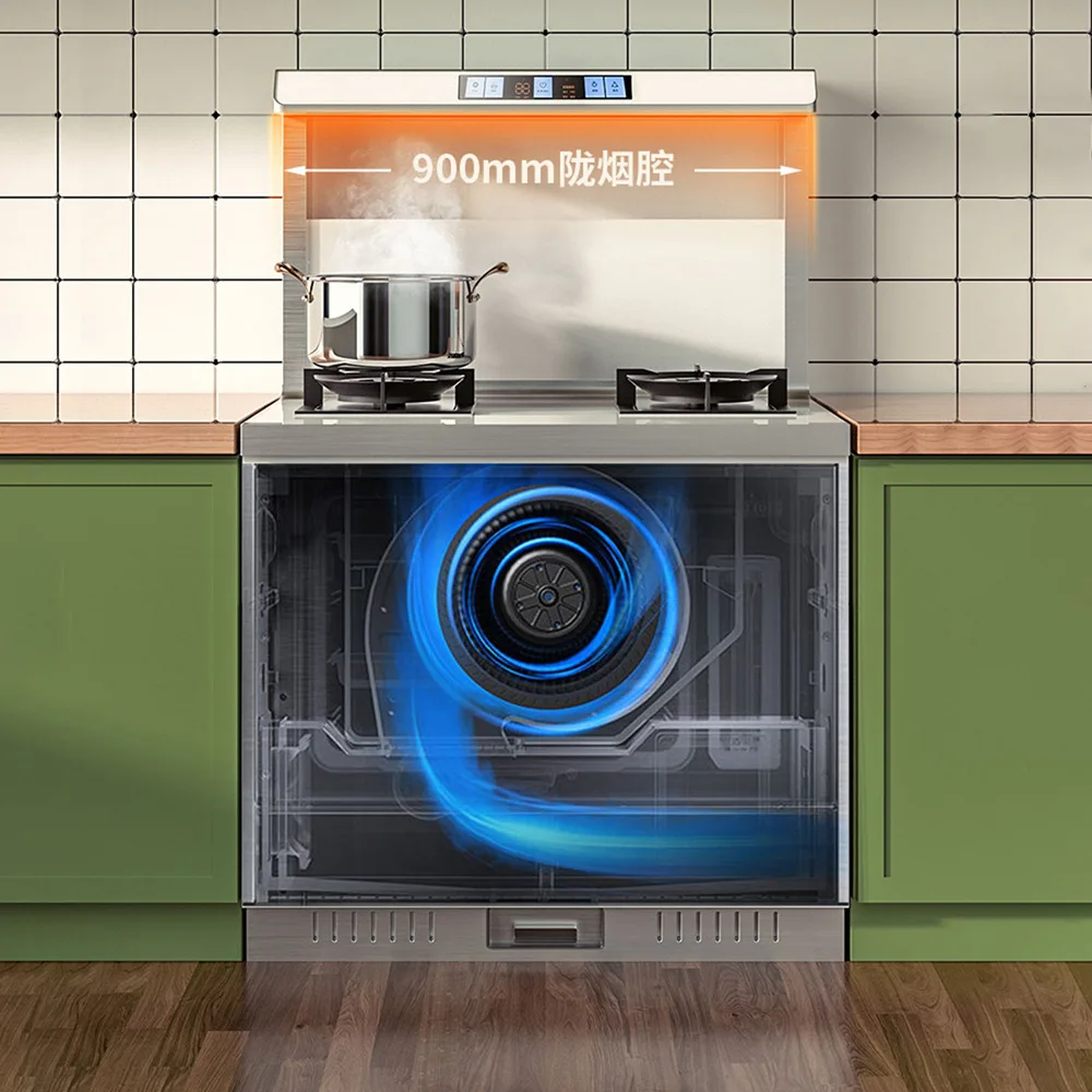 4.5kw White Integrated Stove 70l Steam Oven Top Warm Dishes Automatic Cleaning Multi Functional Stove Oven All-In-One Machine