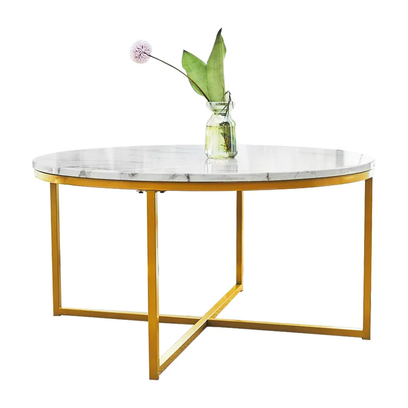 Modern metal european style coffee table cheap living room table