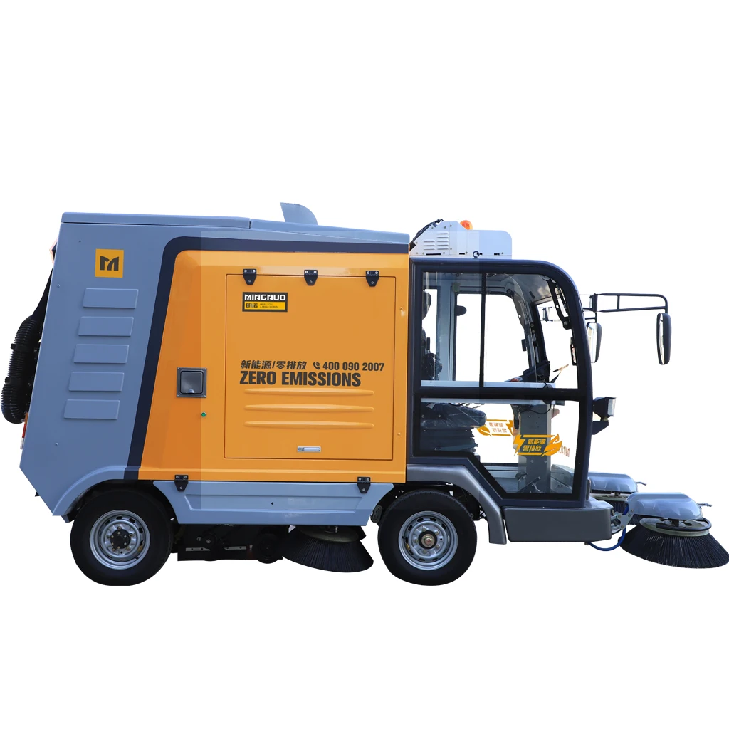 MN-S2000 electric airport runway mechanical driveway sweeper asphalt sweeper hydraulic road sweeper truck
