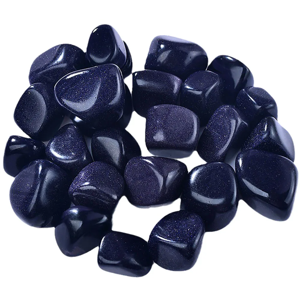 Selling sandstone tumbles polishing golden blue green sandstone tumbled stone