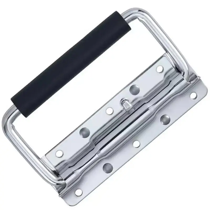 Furniture Handle  Steel Toolbox Case Chest Folding and Lifting Pull Handle