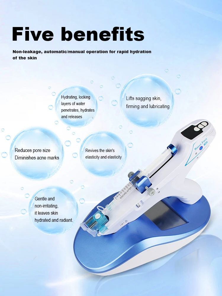 Handheld Single Needle Mesotherapy Meso Needle Gun Anti-aging  10 Skin Rejuvenation Nano Crystalline Mesotherapy