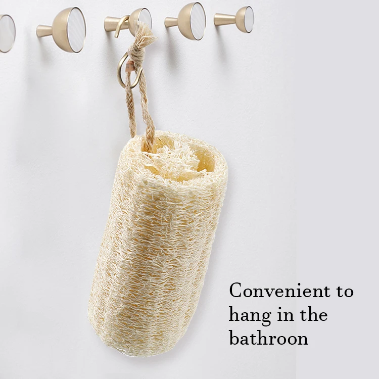 Wholesale Bulk Loofah Sponge Natural Raw Material Cellulose Exfoliating Body Luffa Scrubber Sponge Bathing Shower Loofah