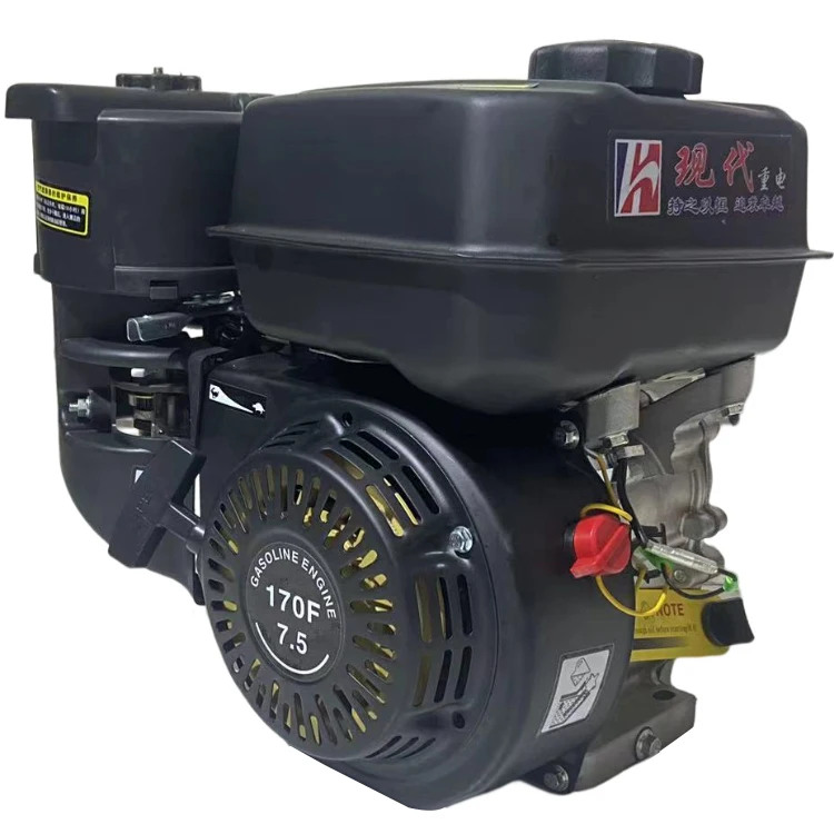 OHV 6.5 Hp Gasoline Engine 4 Stroke Single Cylinder  Petrol Engine For Water Pumps Generators