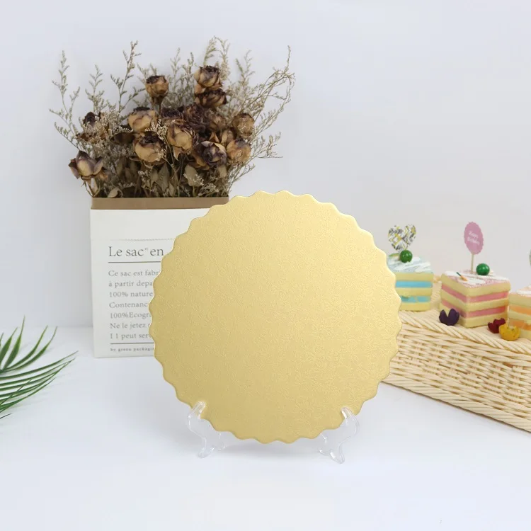 Halloween cutting die10 Inch Paper Cake Base 2mm gold Cake Drum Gold Cake Board