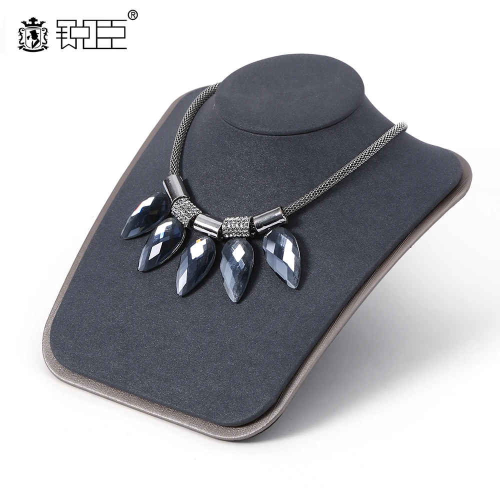 Jewellery Store Fashion Velvet Jewelry Display Rack Sets