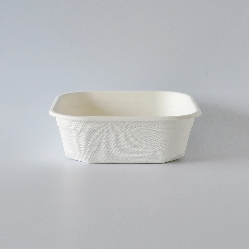 bagass take away food packing custom disposable biodegradable microwave 750ml lunch box with lid