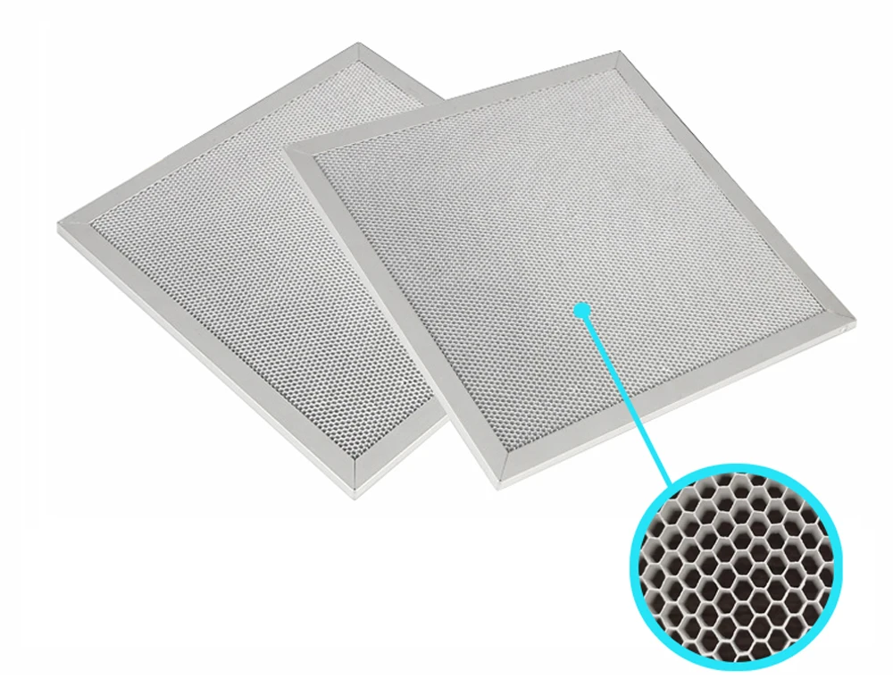 Replacement Air Purifier Parts Nano Tio2 Coated Photocatalyst with Aluminium Honeycomb Mesh Air Filter