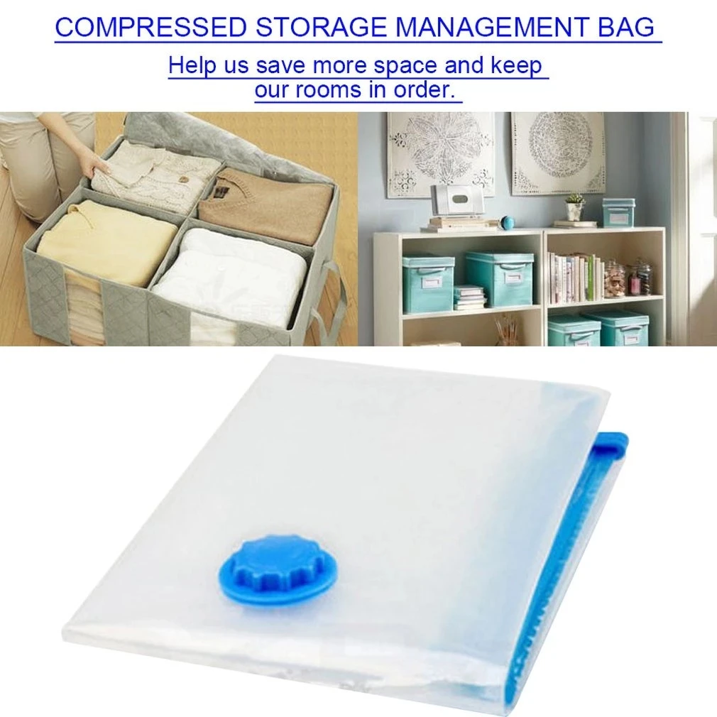 Customized High Quality Vacuum Storage Bag Save Space Mattress Compression Bags For Clothes And Bedding