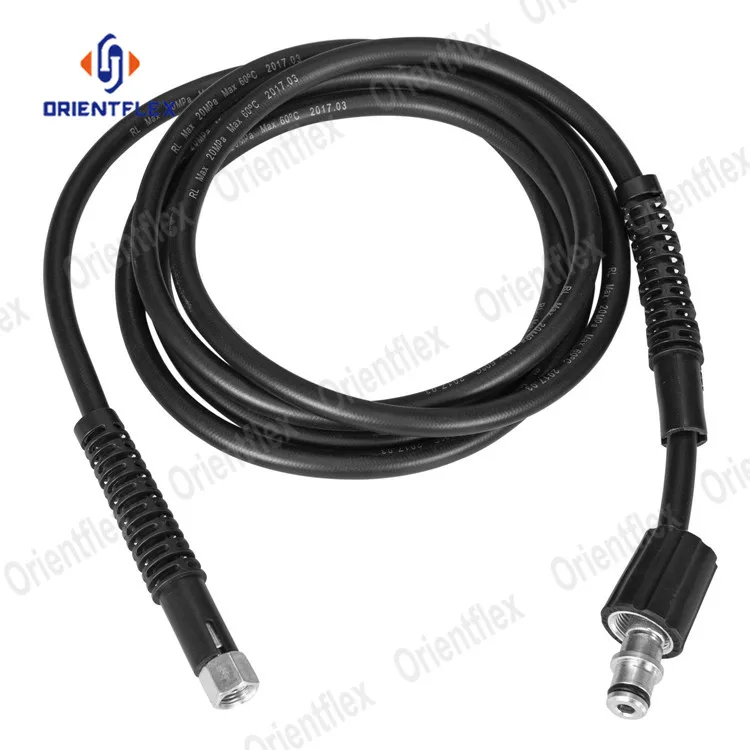 Smooth 5800 Psi 3000Psi 19 Mm Pvc High Pressure Washer Hose 160 Bar 280 Bar 40M 32Mm Pvc