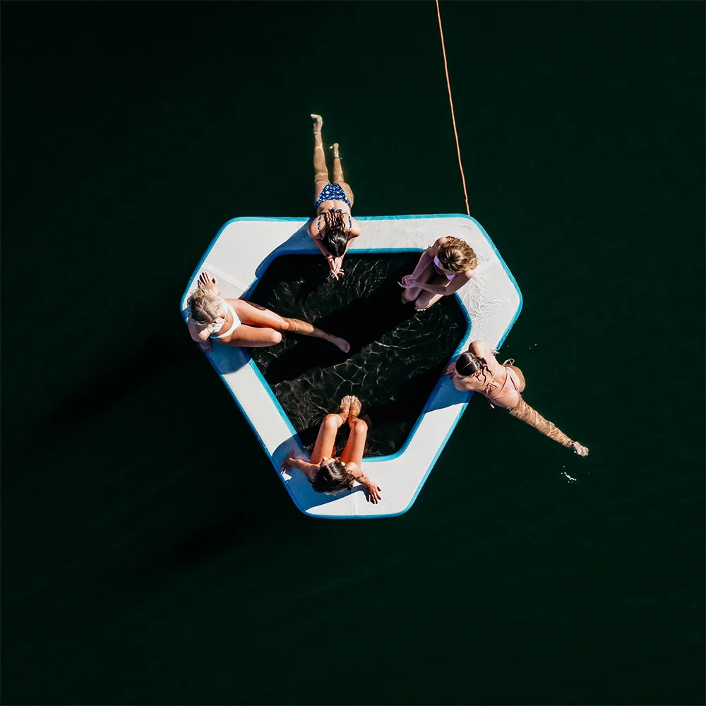 Durable Inflatable Water Floating Dock for Boats and Activities