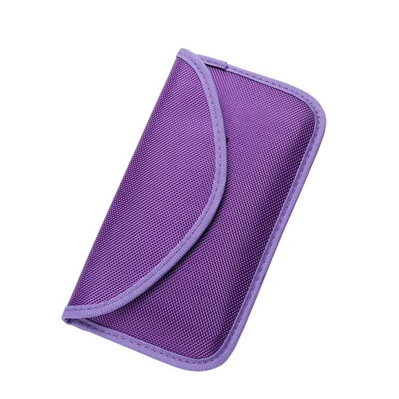 Anti-Tracking Radiation Protection RFID Blocking Phone Key Fob Signal Blocking Faraday Cage Protector Nano Car Keyfob Bag Pouch