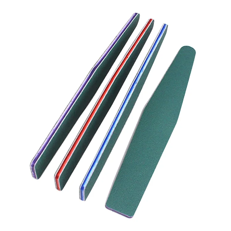 Высококачественная Персонализированная пилка для ногтей 180/240 наждачная бумага зеленая моющаяся пилка для ногтей