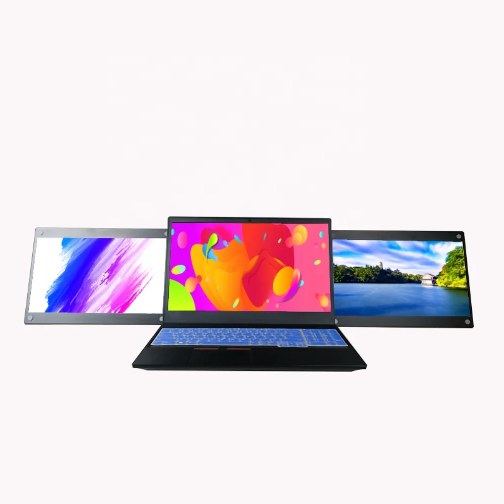 13.3 inch Portable Monitor IPS Trio Portable Dual Triple Screen Laptop Monitor