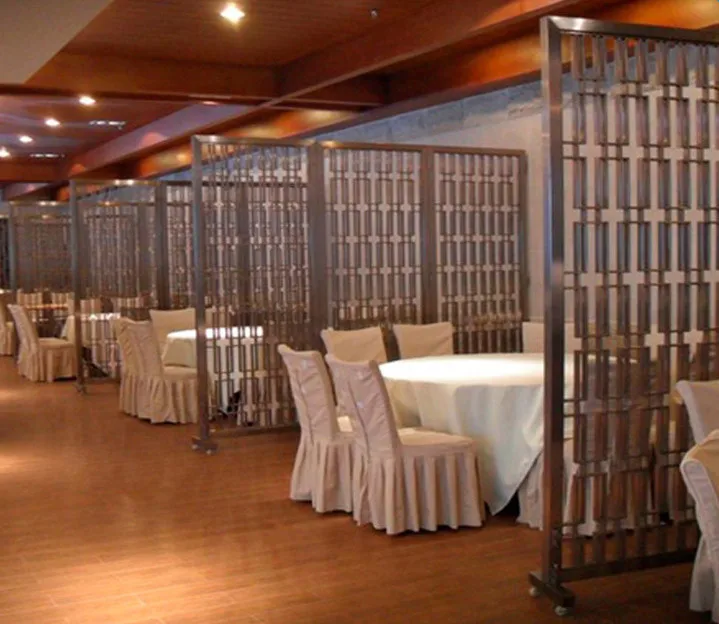 portable metal room divider design luxury screen