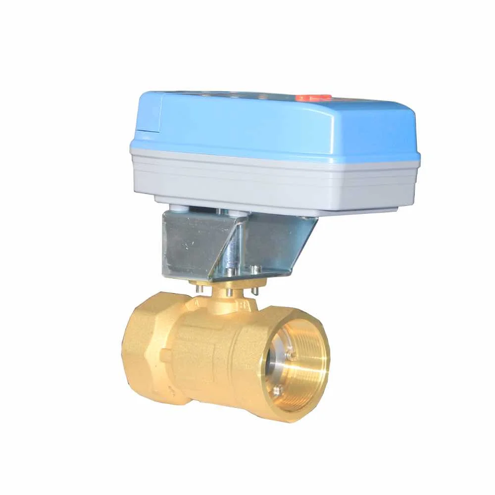 new design  sell well 24vac  2 way 1 inch 4.0MPa motorized ball valve electric actuator 0-10v 4-20ma