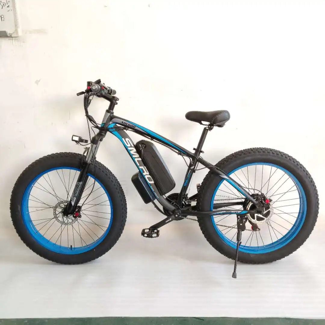 48V 500W дешевый Электрический велосипед 10Ah съемный аккумулятор 26 дюймов, фара для электровелосипеда с 500 Вт мотор с толстыми покрышками для снежной погоды электронного велосипеда из китайского для электрического велосипеда