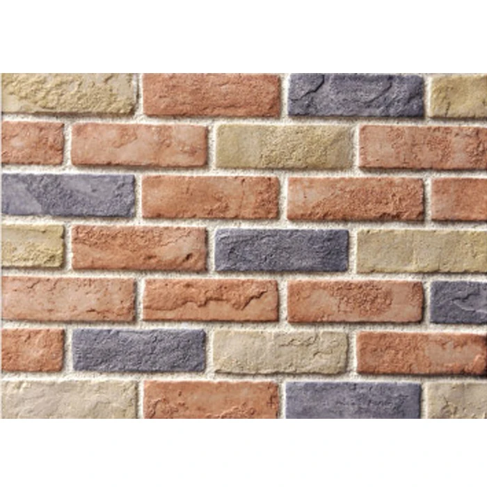old red faux brick wall  stone panels wholesale tiles and building material