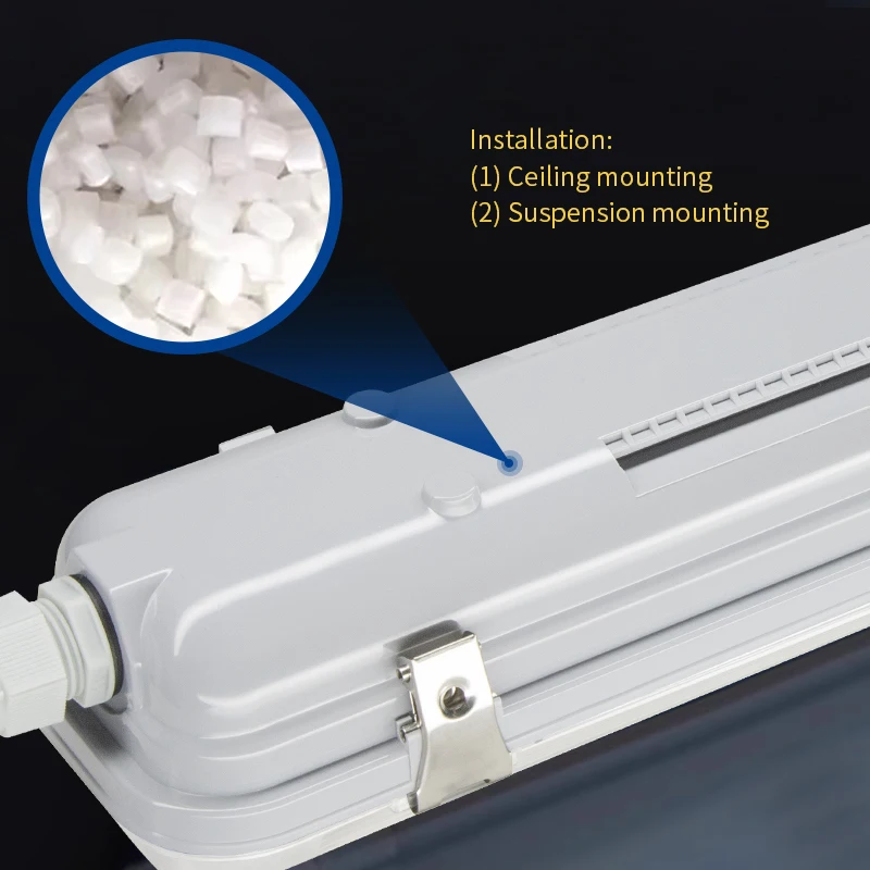 Professional Multifunction YH27 Protection Device Optional Integrated Microwave Wide Operating Temperature Led Triproof Lights