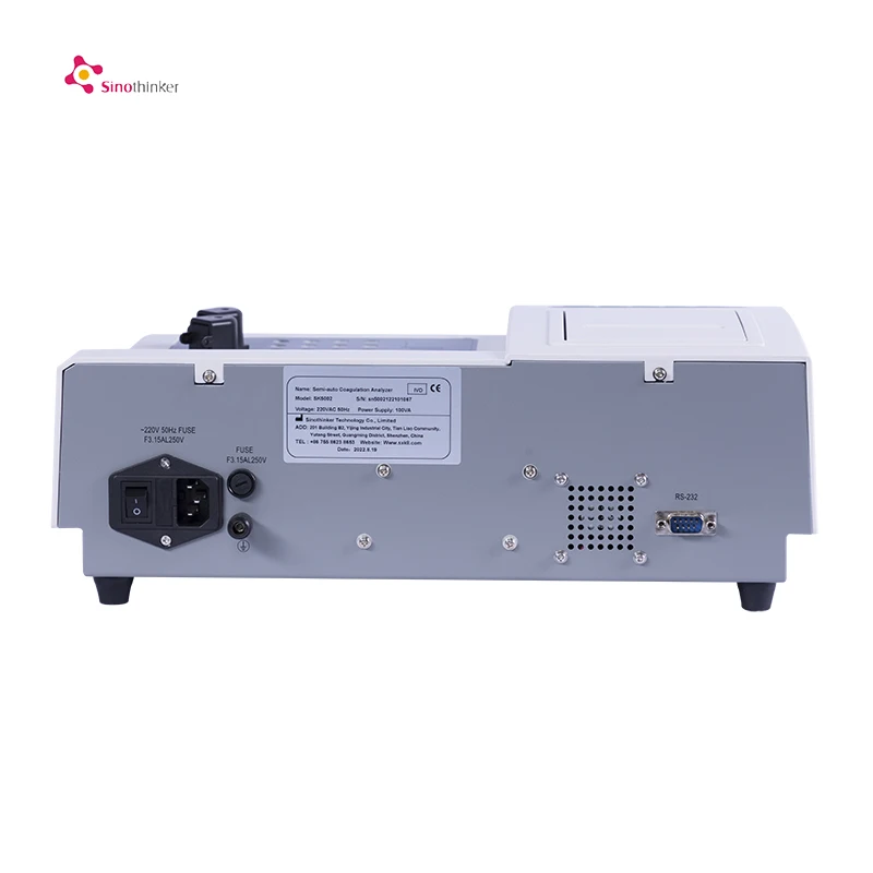 Lab Equipment Semi-Auto Coagulation Analyzer 1 Channel Medical Device Blood Analysis System