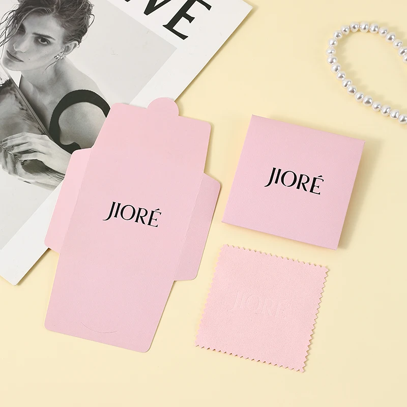 Drawer Jewelry Box Microfiber Gift Bags Pouches Set Custom Logo Rings Earrings Packaging Storage Cardboard Case Boxes