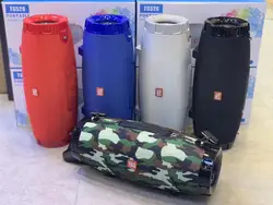 portable waterproof speaker mic outdoor radio subwoofer fabric speaker support TF Card FM Radio AUX TG526