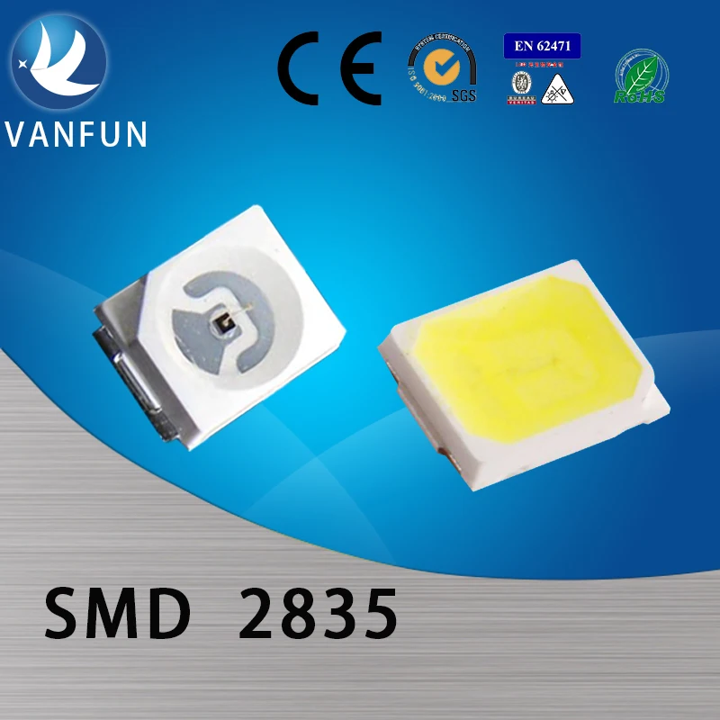 VanFun бесплатные образцы Шэньчжэнь оптовая продажа Sanan светодиодный чип 2835 SMD RGB лист